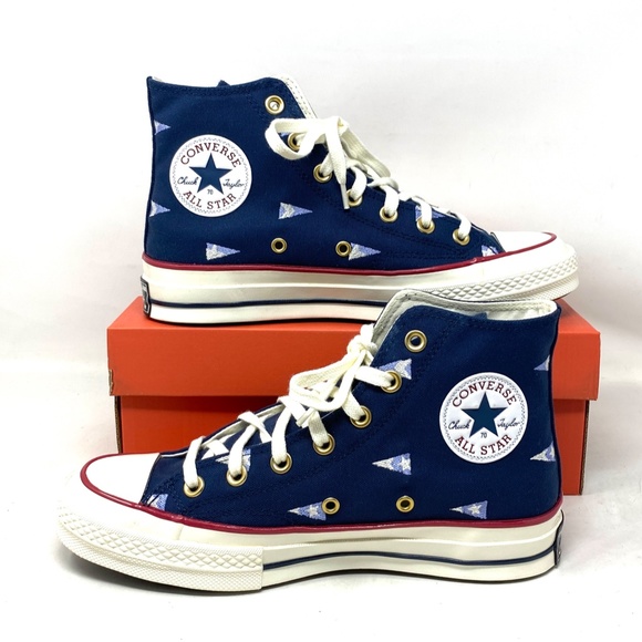 Converse Chuck 70 Shoes For Men Skate Canvas Navy High Top Sneakers A04965C - Picture 4 of 10